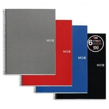 Cuadernos microperforados Note Book 6M  polipropileno Miquelrius