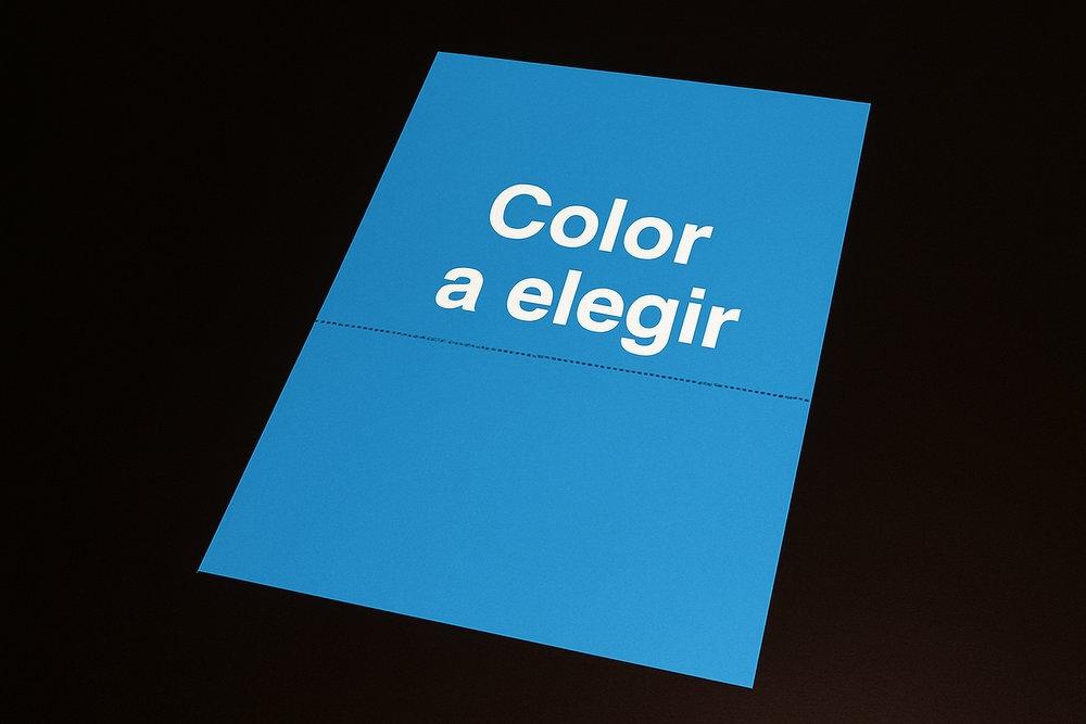 PAPEL A4 2CUERPOS C/2500COLOR BOTES/TAPAS