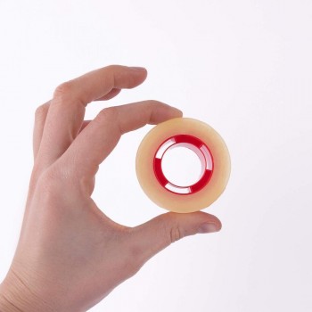 Cinta adhesiva Apli 12490 rollo transparente 19mm x 33m torre 8 unidades