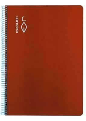 Bloc espiral Escolofi 180986100 folio 100/70 cuadros 4x4