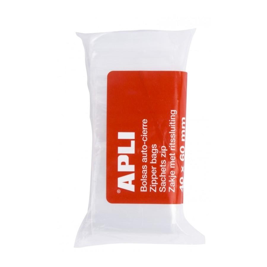 Bolsa autocierre Apli 100 unidades
