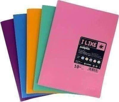 Carpeta de Fundas Poliplas Like folio 40 fundas azul cielo 1441333