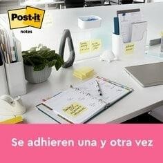 Notas adhesivas 3M 7100290163 Post-it - 100 hojas - 38 x 51 mm - Color amarillo - Pack 12 blocs
