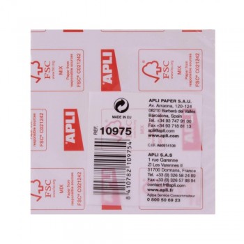 Notas adhesivas Apli 10975 taco classic amarillo 75x75mm 100 hojas