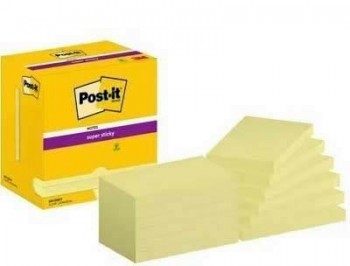 Taco de Post-It 655 76x127 Amarillo P/12 7100290175 655-12SSCY