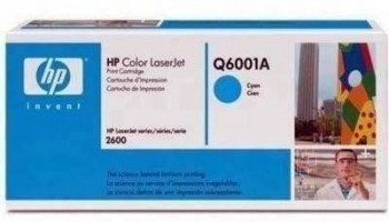 Toner HP Original Laser-J 2600 Q-6001A Azul cyan