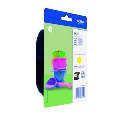 Inkjet Brother Original LC221Y Amarillo