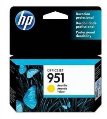 Ink HP original 8600 CN052AE Nº951 amarillo