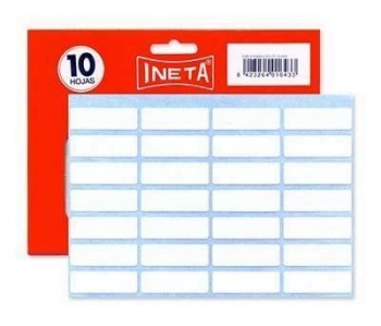 Etiqueta Blister Sobre Ineta