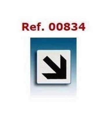 Etiqueta señalización Apli 00834 FLECHA INCLINADA