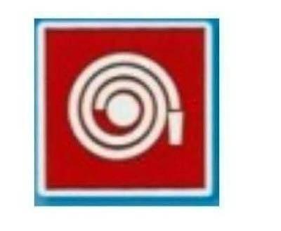 Etiqueta señalización Apli 00842 MANGUERA INCENDIOS