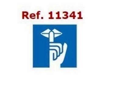 Etiqueta señalización Apli 11341 SILENCIO