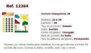 Gomette Apli 12264 Triangular 3D 1H.