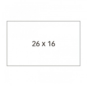 Etiquetas Apli 100919 blanca removible 26x16mm 6 rollos de 1000 unidades para etiquetadoras 101419 y 102365