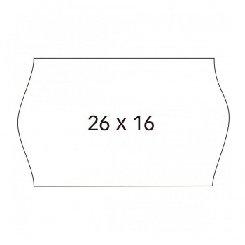 Etiquetas Apli 100923 blancas removibles 26x16mm 6 rollos de 1000 unidades