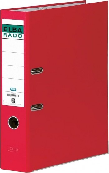 Archivador  Elba 100022649 A4 80MM. Rojo