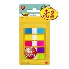 Banderitas señalizadoras 3M 7000034007 Post-It 683-5CBEU 3+2 surtidas
