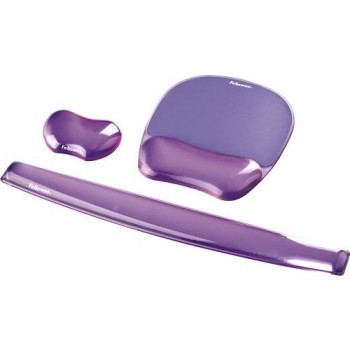 Fellowes 9143703 Reposamuñecas Teclado Gel Violeta