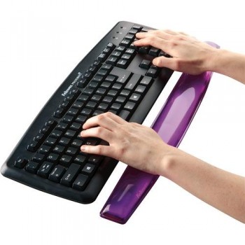 Fellowes 9143703 Reposamuñecas Teclado Gel Violeta