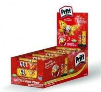 Pegamento Pritt Barra Glitter 2054310 Rojo/Amarillo