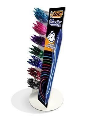 Expositor Bic Gelocity Quick dry 84 unidades 975060