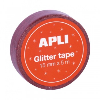 Expositor Apli 18520 rollo cinta glitter 15mmx5m 60 unidades