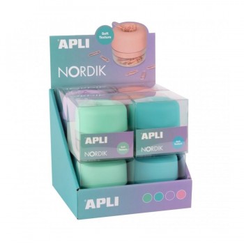 Expositor Apli 18669 portaclips Nordik surtido 8 unidades