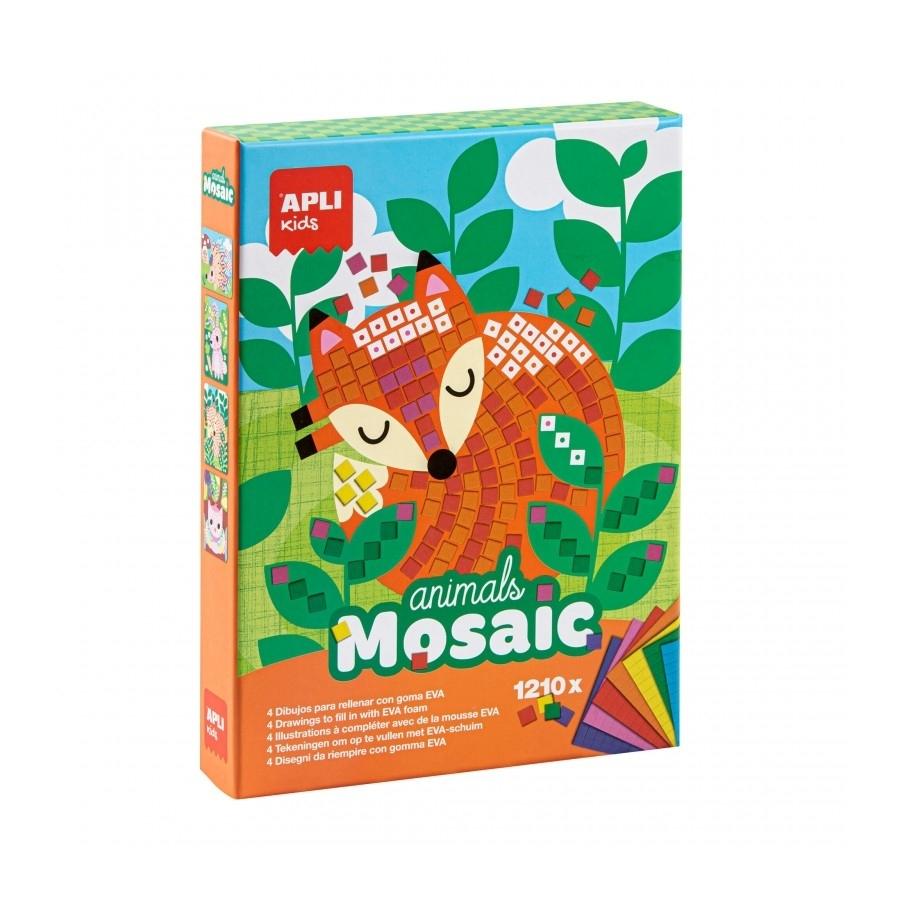 Juego Apli 14289 mosaico animales