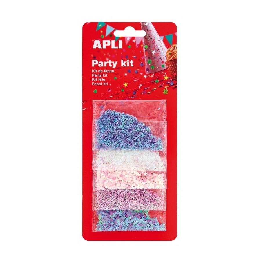 Corazones confeti Apli 13822 surtidos 2g 5 unidades