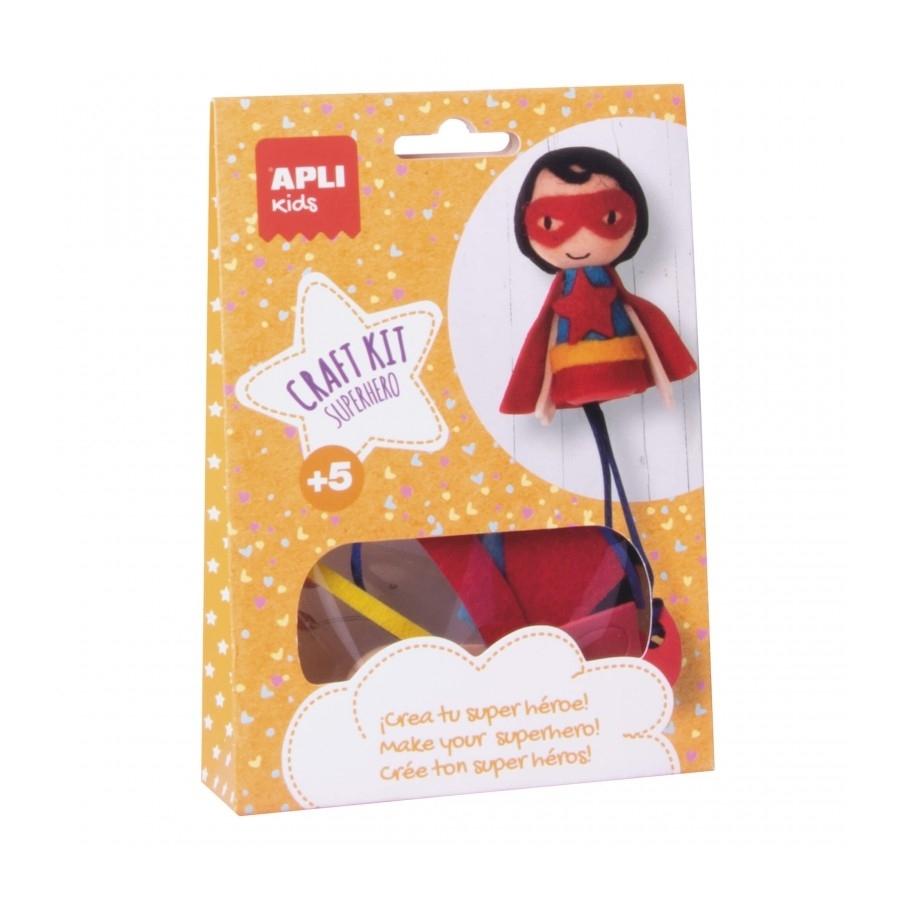 Craft kit montaje Apli 14086 superhéroe