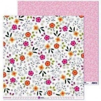 Papel Scrab b/5 flores nos casamos surtido 37018804