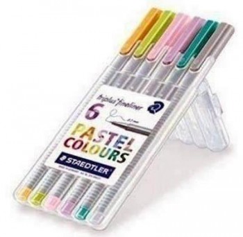 Rotulador Staedtler Triplus Fineliner b/6 pastel 334 SB6CS103