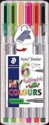 Rotulador Staedtler Triplus Fineliner b/6 watermelon 334 SB6CS7