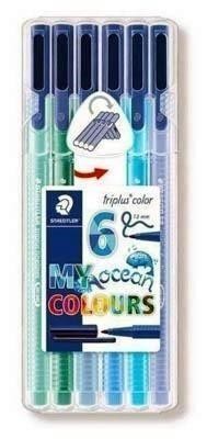 Rotulador Staedtler Triplus b/6 ocean 323 SB6CS5