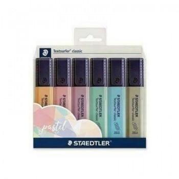 Rotulador Fluorescente Staedtler Textsurfer surtido B/6 364 CWP6PA pastel