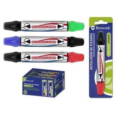 Rotulador pizarra doble punta surtido Bismark 327789