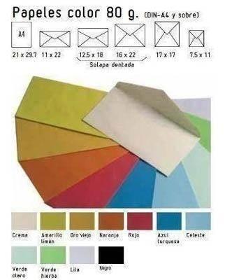 Sobres Michel P/25 352751 Oro VIEJO 80GRS 7,5x11