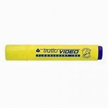 Rotulador Fluorescente Tratto Video Amarillo F830201