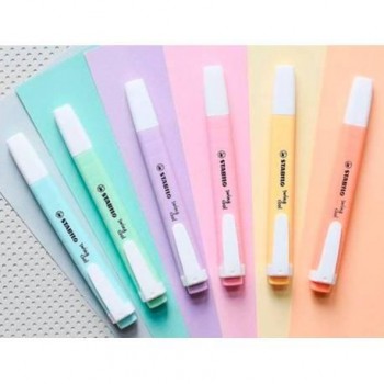 Rotulador fluorescente Stabilo Swing pastel estuche de 8 colores 275/8-08-1