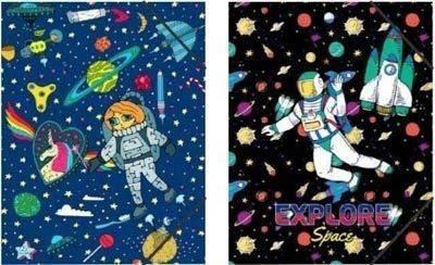 Carpeta solapas 34cm forrada Space 1610221 Senfort