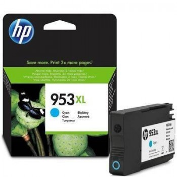 Ink HP original 8710 F6U16AE nº 953XL cian