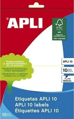 ETIQ. BL. 81*110 SOBRE 10 H. 20 U 01661 APLI