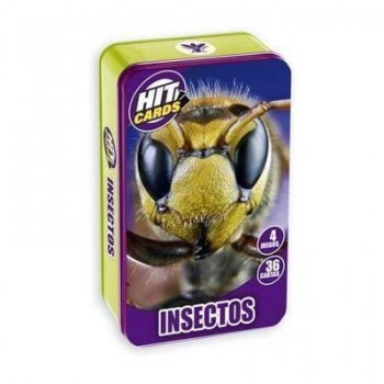 HIT CARDS CAJA METÁLICA  INSECTOS FUH006 IMAGILAND