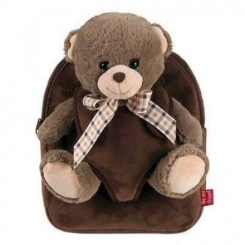 13041 Mochila Perletti TOYS Backpack extra fluffy Tommy Bear
