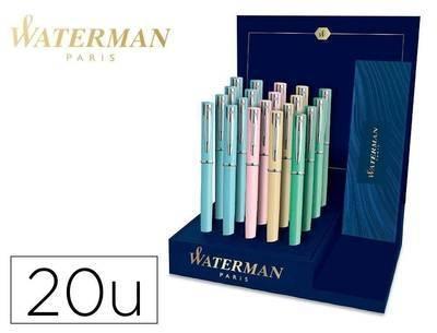 EXP. WATERMAN PLUMA ALLURE PASTEL FILLED 20U. CDU 2128858
