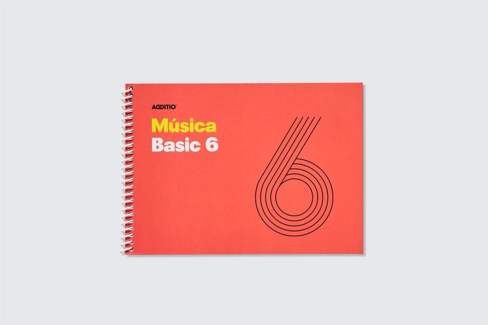 Cuaderno de música Additio M06 cuarto apaisado
