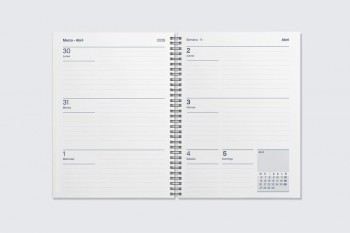 Agenda Additio A142-SV Universal semana vista 16,5x21,5cm