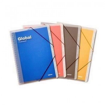 Carpeta Additio P171 Global catalán con agenda separadores y 4 fundas A4