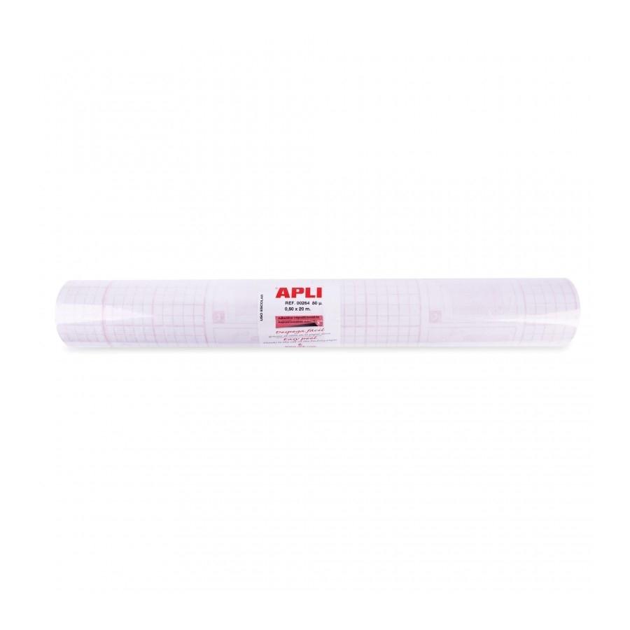 Forra-Libros Apli 00264 R/20X0,50 Adhesivo 80 micras