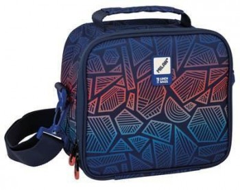 Bolsa isotérmica porta alimentos con 3 recipientes (3,5L) Fit, azul 08806FT